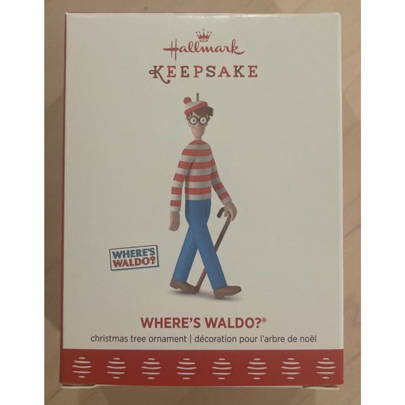 Hallmark Keepsake 2017 WHERE'S WALDO DreamWorks Ornament NIB Rare Artist Signed - Picture 1 of 3